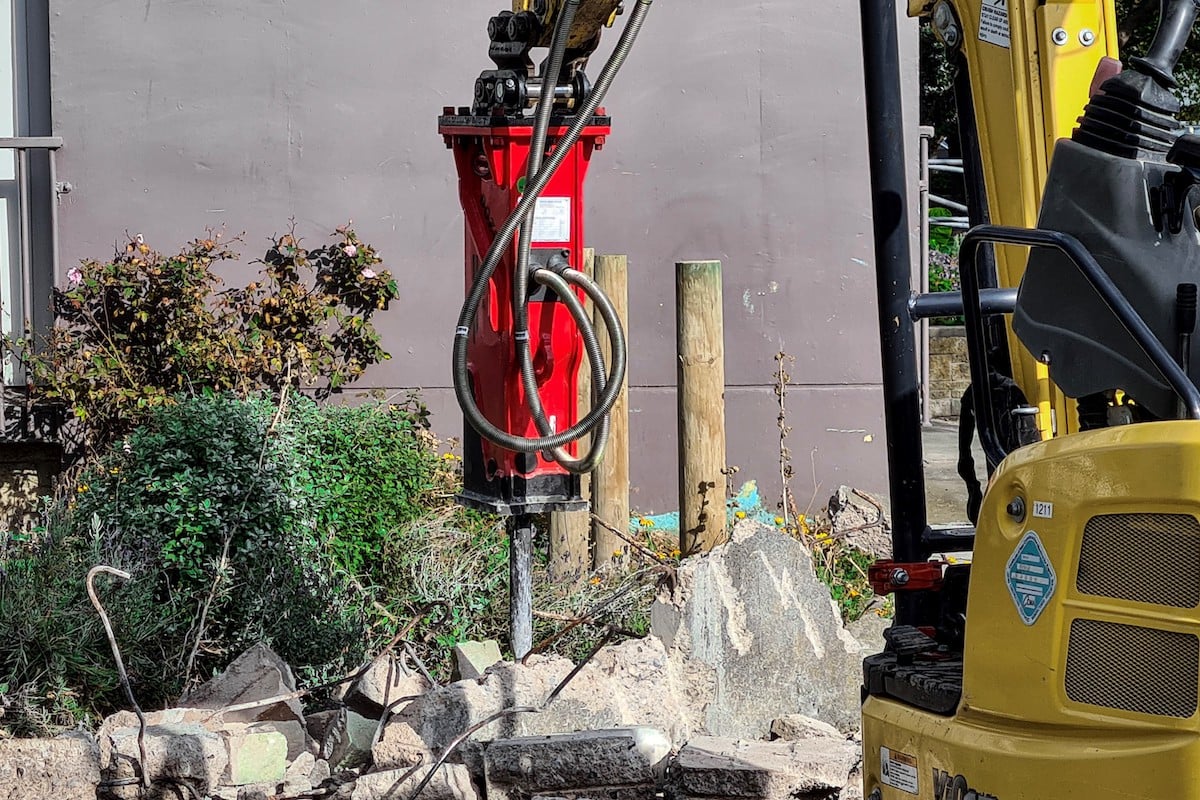 What is the best tool for breaking up concrete?